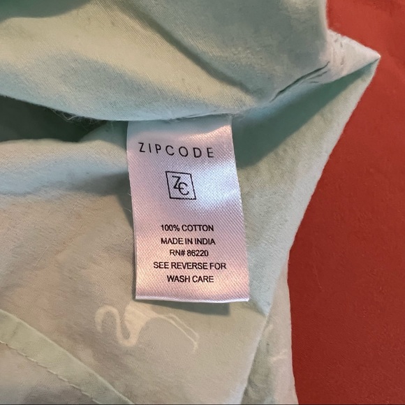 Flamingo Print Button Down - Picture 4 of 4